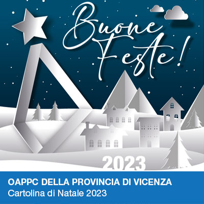 Natale 2023 Ordine Architetti Paesaggisti Pianificatori e Conservatori della Provincia di Vicenza